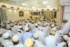 Aqaa Maulaa's Tasweer e ba-jamaal during the Milaad e Maymoon
